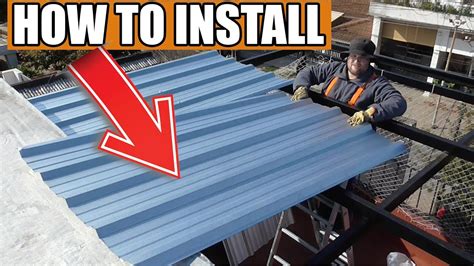 how to fit metal roofing sheets|installing galvalume metal roofing.